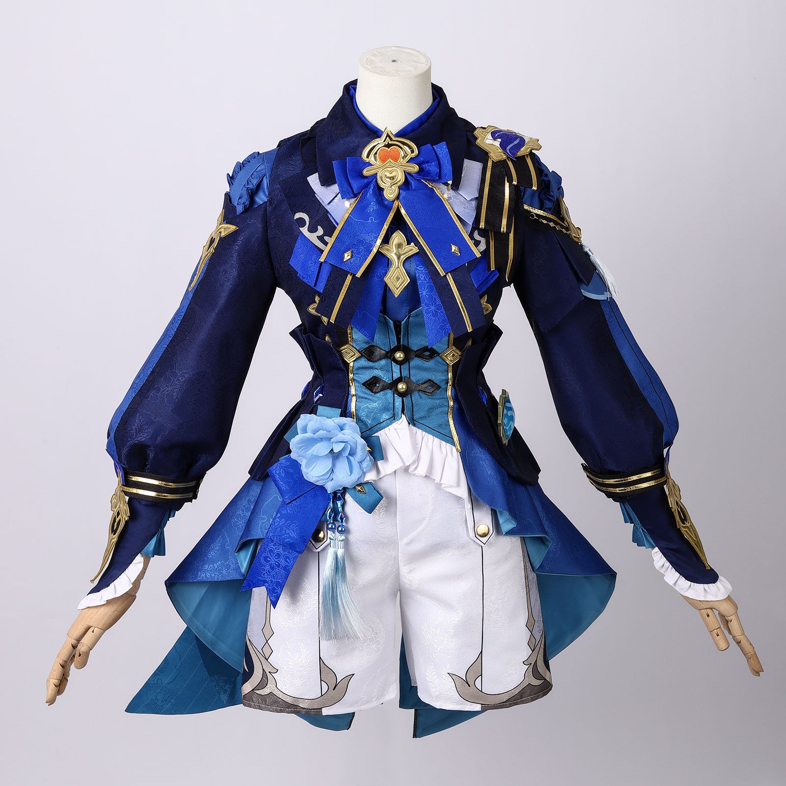 Genshin Impact Xingqiu Bamboo Rain Outfit Cosplay Costume C09028E