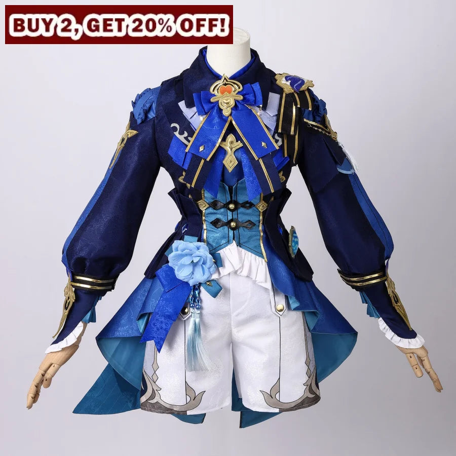 Genshin Impact Xingqiu Bamboo Rain Outfit Cosplay Costume C09028E Xs Costumes