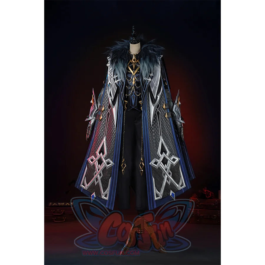 Pre-Sale Genshin Impact Fatui Harbinger The Captain Il Capitano Cosplay Costume C09227 Aaa Costumes