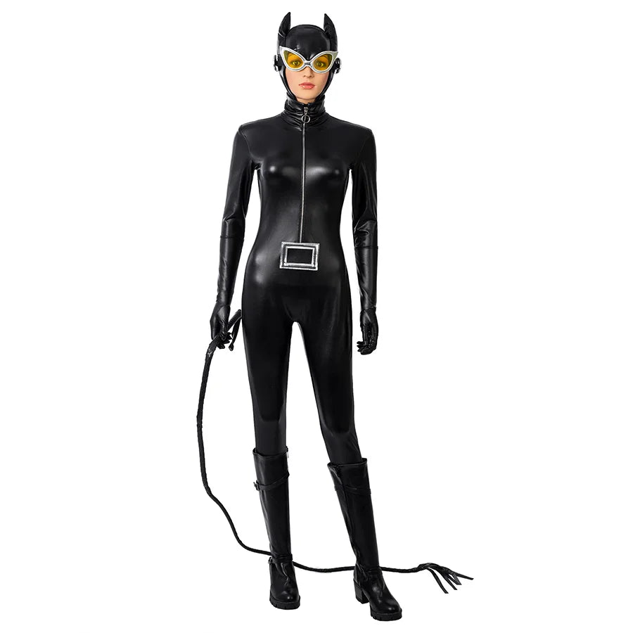 【Ready To Ship】Dc Showcase: Catwoman Selina Kyle Cosplay Costume Fy0007 S / Made To Order Costumes