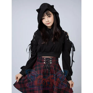 Discord Special Offerings Cat Ears Lace Up Sweatshirt Mp006080 Giveaway