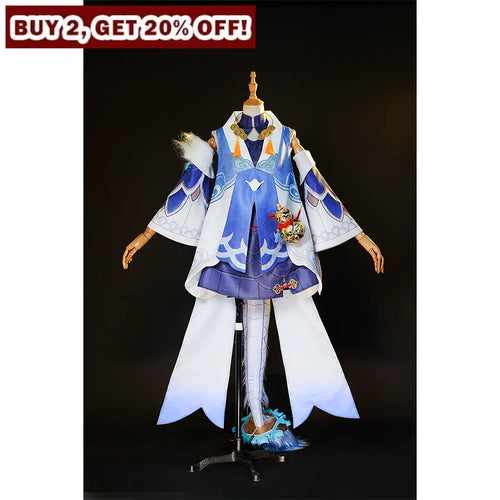 Honkai: Star Rail Bailu Cosplay Costume C07935 Women / Xs Costumes