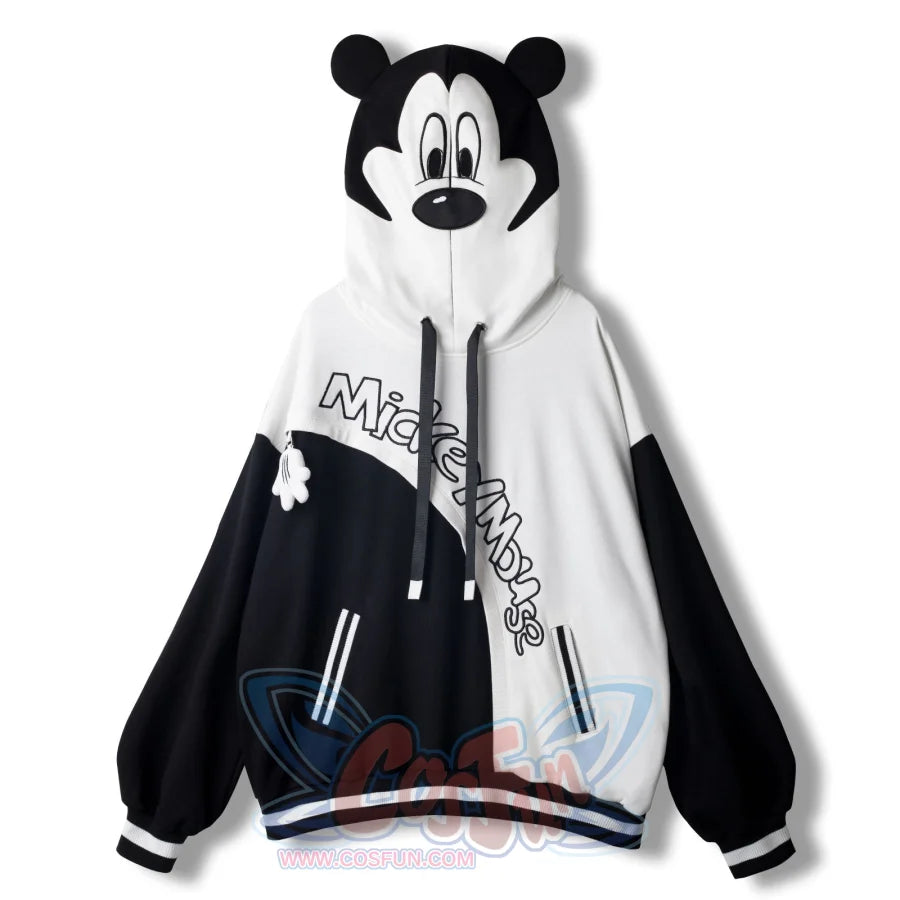 Cosfun Original Cartoon Mouse Cosplay Full Zip Hoodie A00001 S Sweatshirt