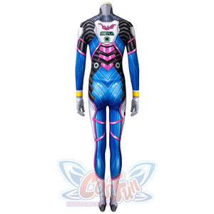 Overwatch D.va Hana Song Cosplay Costume Jumpsuit C00022 Costumes