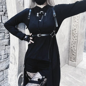 Early Spring Hooded Punk Cross Dress