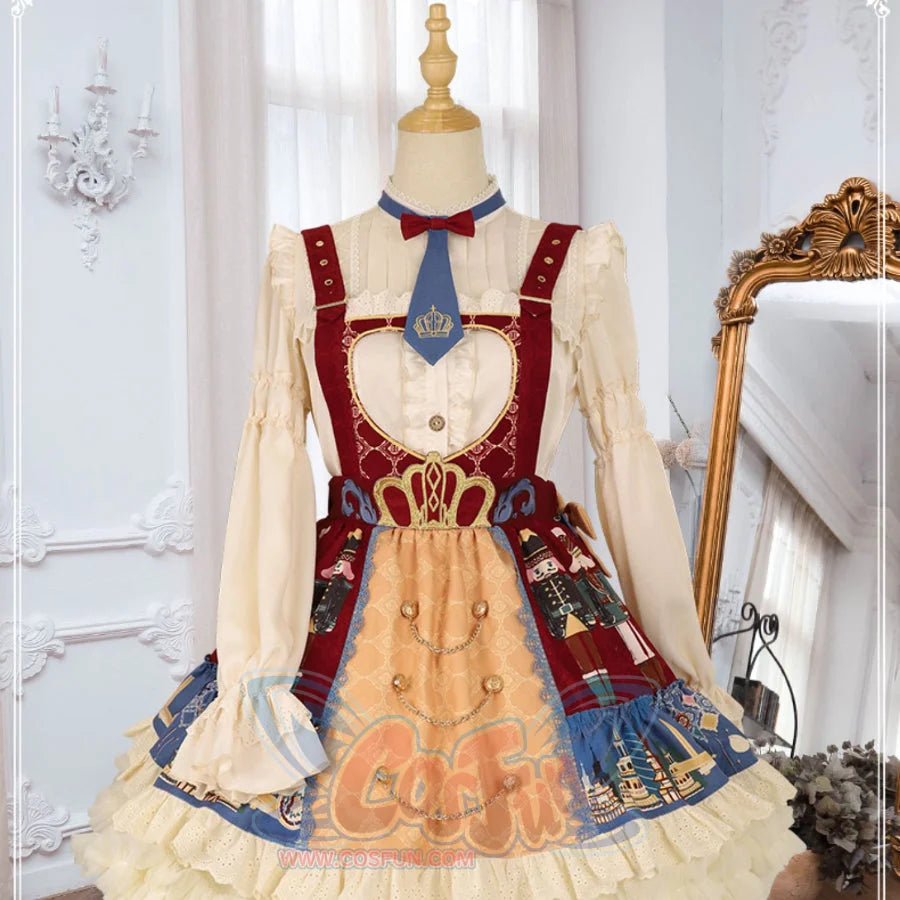 Christmas The Nutcracker Lolita Jumper Skirt Sets