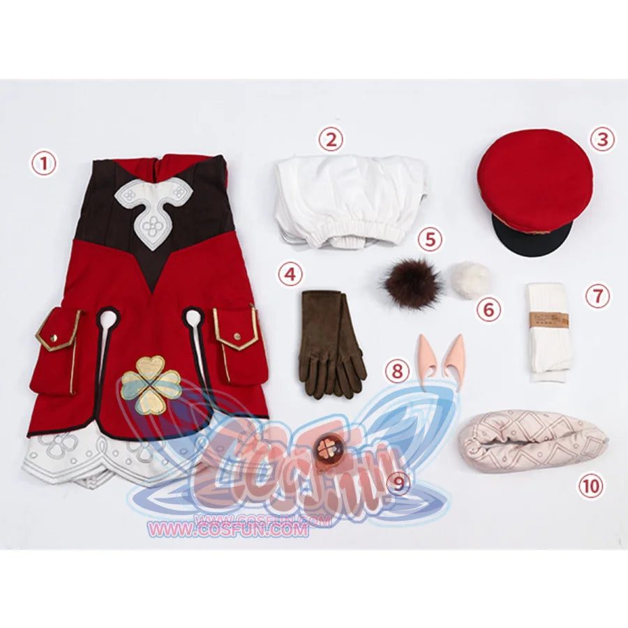 Game Genshin Impact Klee Cosplay Costume C02886 Aaa Costumes