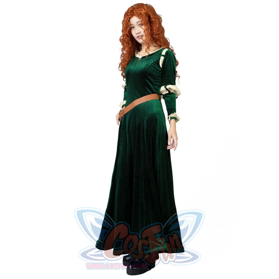 Brave Merida Cosplay Costumes Indigene Retro Dress Mp003883