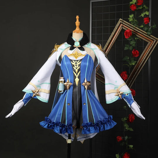 Genshin Impact Sucrose Cosplay Costume Jacquard Version C02845 Aa Women / Xs Costumes