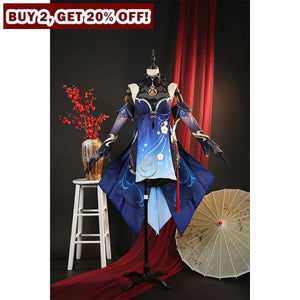 Genshin Impact Ganyu Cosplay Costume Twilight Blossom C08823 Aa Women / Xs Costumes