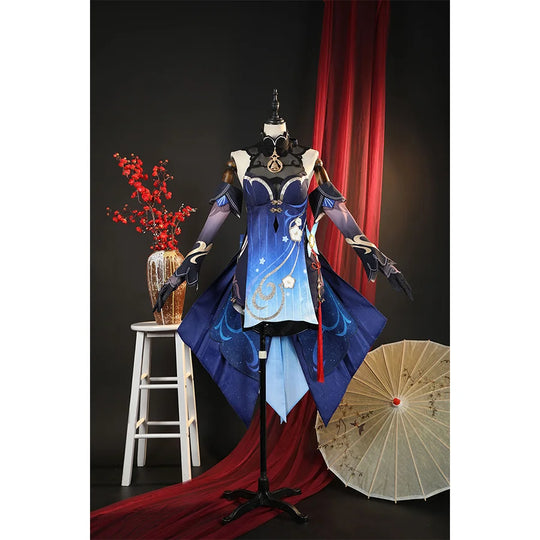 Genshin Impact Ganyu Cosplay Costume Twilight Blossom C08823 Aa Women / Xs Costumes