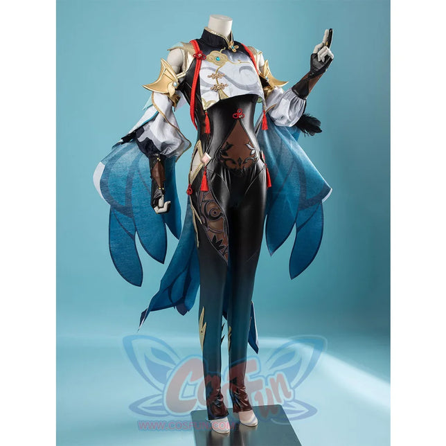 Genshin Impact Shenhe Cosplay Costume C07686 Aaa Costumes