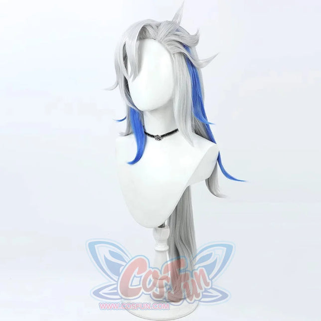 Genshin Impact Neuvillette Cosplay Wig C08584 Wigs