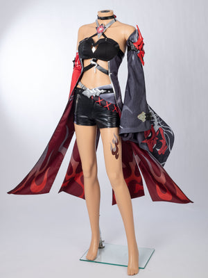 Honkai: Star Rail Red Acheron Cosplay Costume C09025E  B