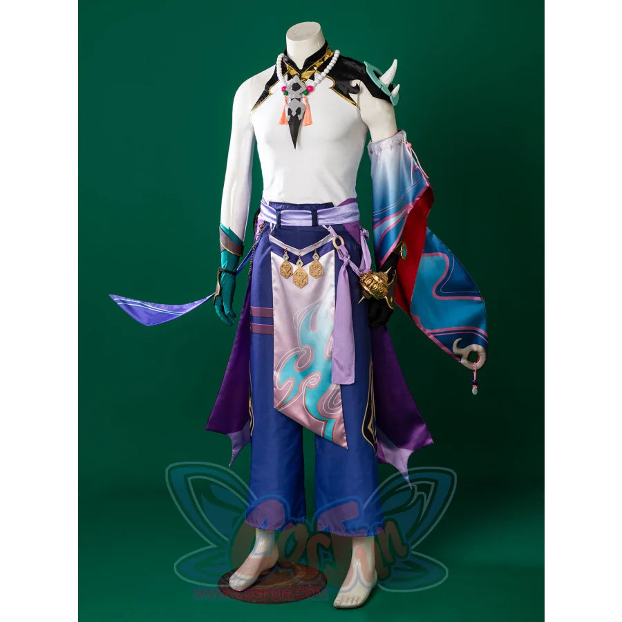 Genshin Impact Xiao Cosplay Costume C00269 Aa Costumes