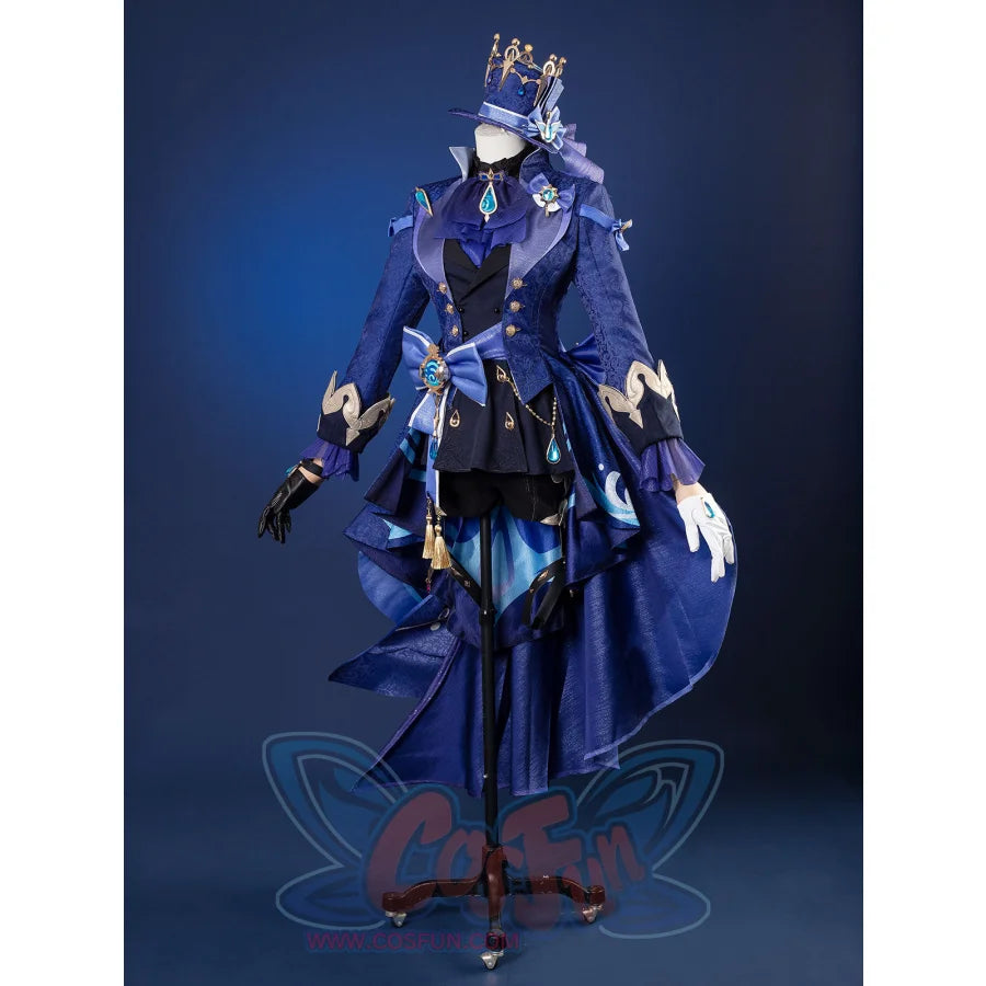 【Ready To Ship】Genshin Impact Black/White Furina Hydro Archon Cosplay Costume C08735 Aaa Costumes