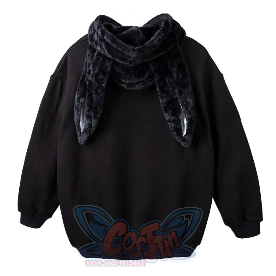 Rabbit Ears Oversize Brushed Hoodie Mp005871 Sweatshirt