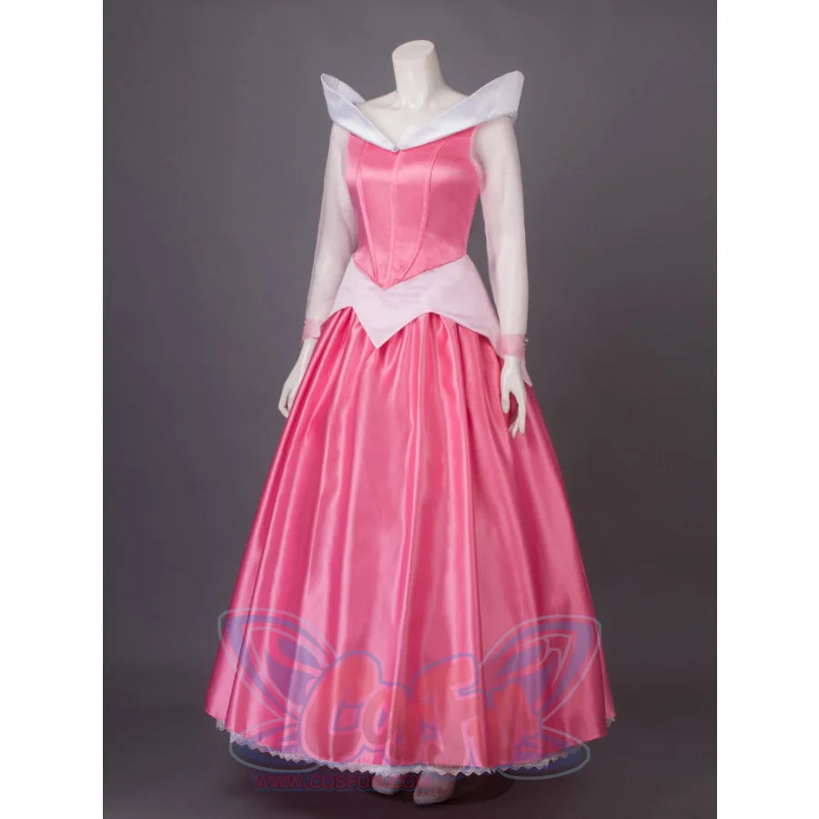 【Ready To Ship】Sleeping Beauty Princess Aurora Cosplay Costumes Ball Gown Dress Mp002020