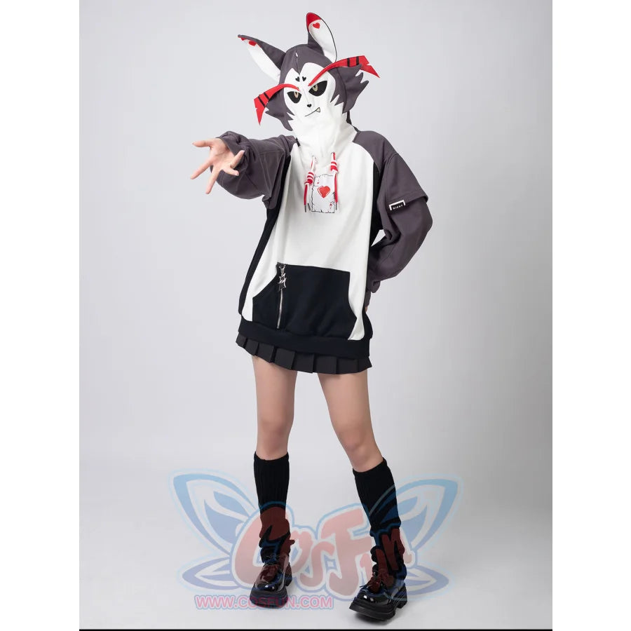 Cosfun Original Demon Magician Cosplay Full Zip Hoodie A00008 Sweatshirt