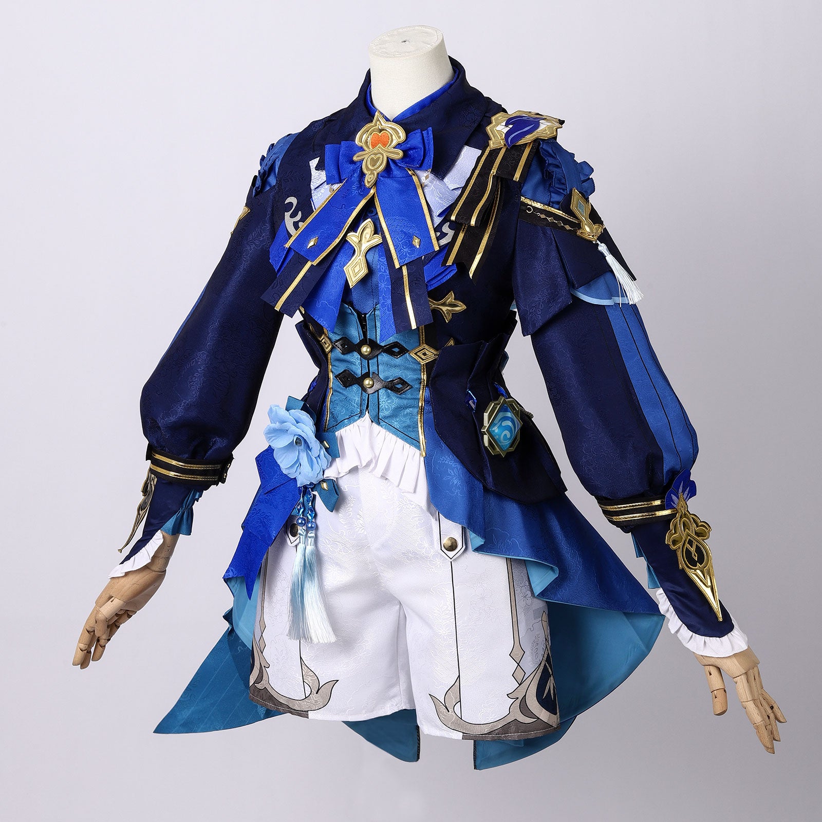 Genshin Impact Xingqiu Bamboo Rain Outfit Cosplay Costume C09028E