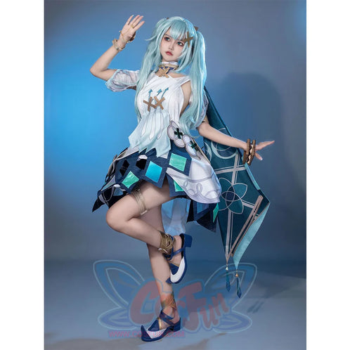 Genshin Impact Faruzan Cosplay Costume C07226 Aaa Costumes