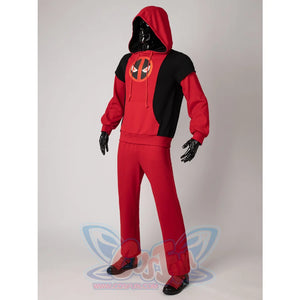 Cosfun Original Deadpool Wade Winston Wilson Derivative Hoodie Sweatshirt Fy0113