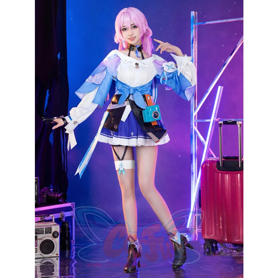 Honkai: Star Rail March 7Th Cosplay Costume/Shoes C07990 Aaa Costumes