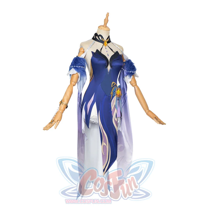 Genshin Impact Ningguang Orchid’s Evening Gown Cosplay Costume C00996 A Costumes