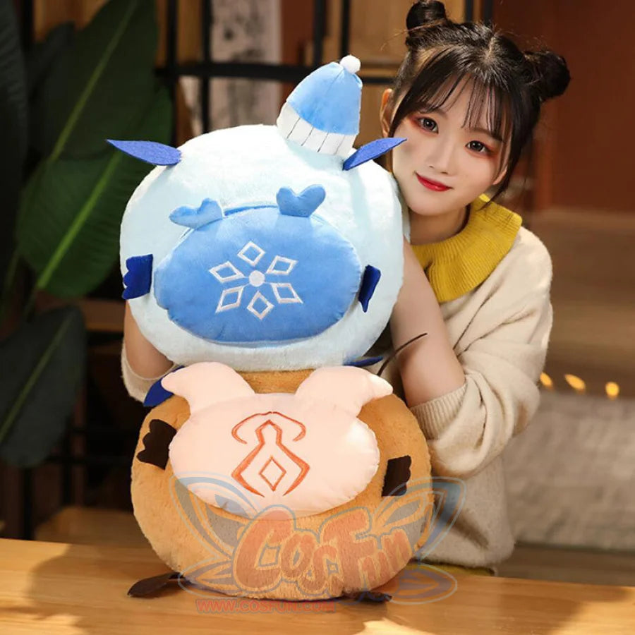 Genshin Impact Hilichurl Cosplay Plush Doll Hand Warmer C07568