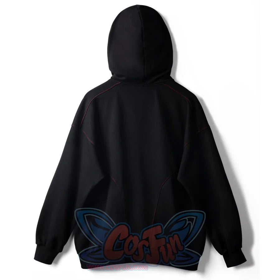 Cosfun Original Black Red Cosplay Hoodie A00005 Sweatshirt