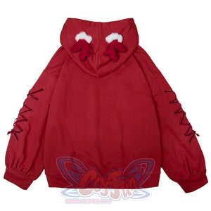 Ready To Ship Cosfun Original Snowball Elk Red Christmas Hoodie C00164 Sweatshirt