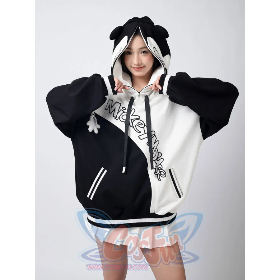 Cosfun Original Cartoon Mouse Cosplay Full Zip Hoodie A00001 Sweatshirt