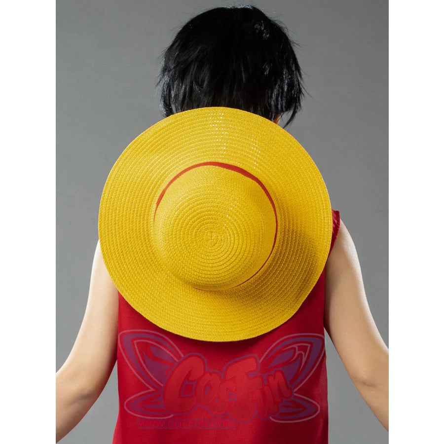 Japanese Anime Monkey D. Luffy Straw Hat Cosplay C07732 Costumes