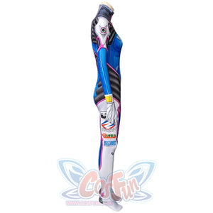 Overwatch D.va Hana Song Cosplay Costume Jumpsuit C00022 Costumes