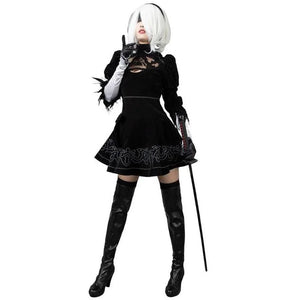 Nier: Automata Yorha 2B Cosplay Costume Mp003590 Xs / Us Warehouse (Us Clients Available) Costumes