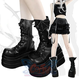 Original Cool And Spicy Lolita Thick Soled Boots