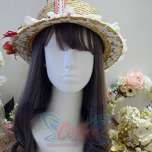 Sweet And Lovely Lolita Strawberry Straw Hat Sets