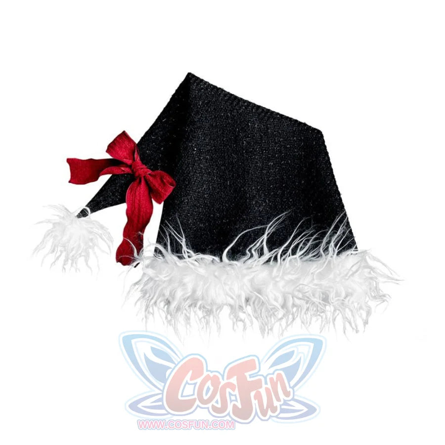 Winter Woolen Bowknot Brimless Top Hat