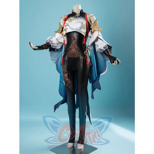 Genshin Impact Shenhe Cosplay Costume C07686 Aaa Costumes