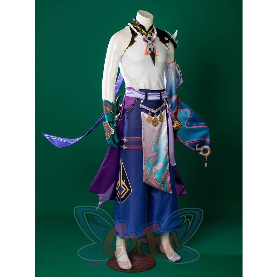 Genshin Impact Xiao Cosplay Costume C00269 Aa Costumes