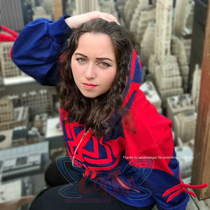 Cosfun Original Spider-Man Full Zip Hoodie Sweatshirt If0006