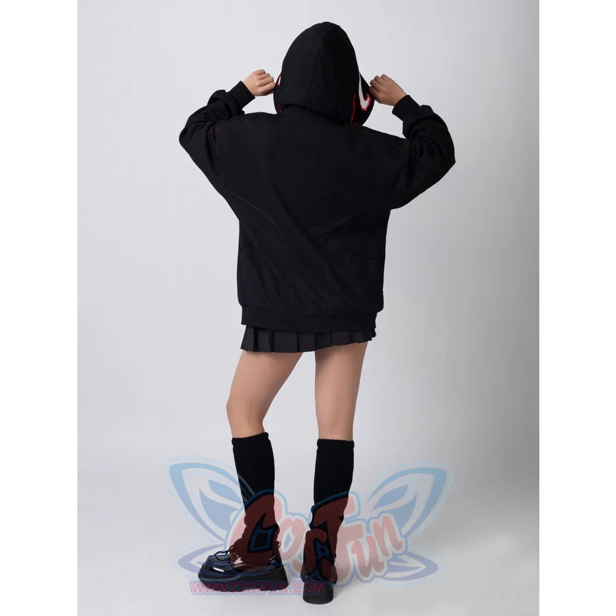 Cosfun Original Black Red Cosplay Hoodie Jacket A00005 Sweatshirt