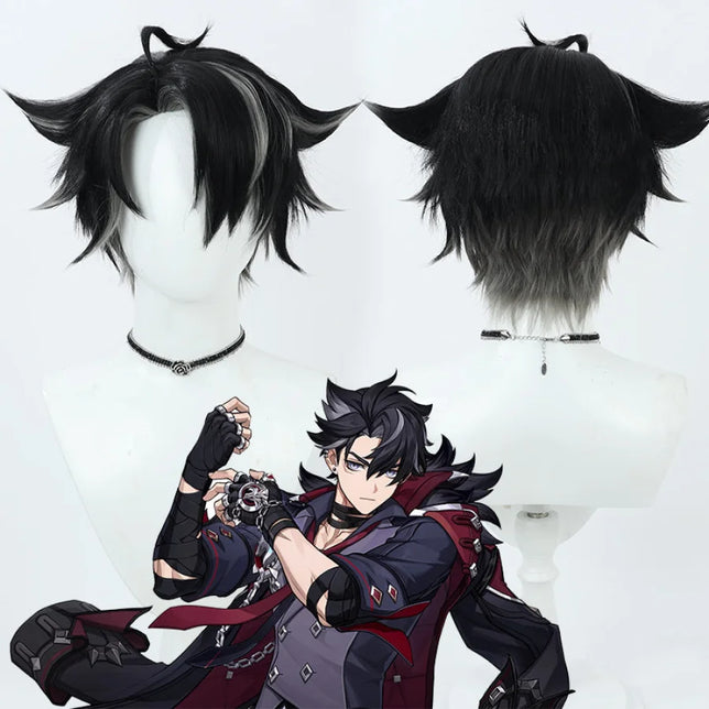 Genshin Impact Wriothesley Cosplay Wig C08630 Wigs