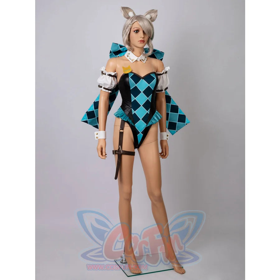 Genshin Impact Lynette Cosplay Derivative Bodysuit Swimsuit Fy0019 Costumes