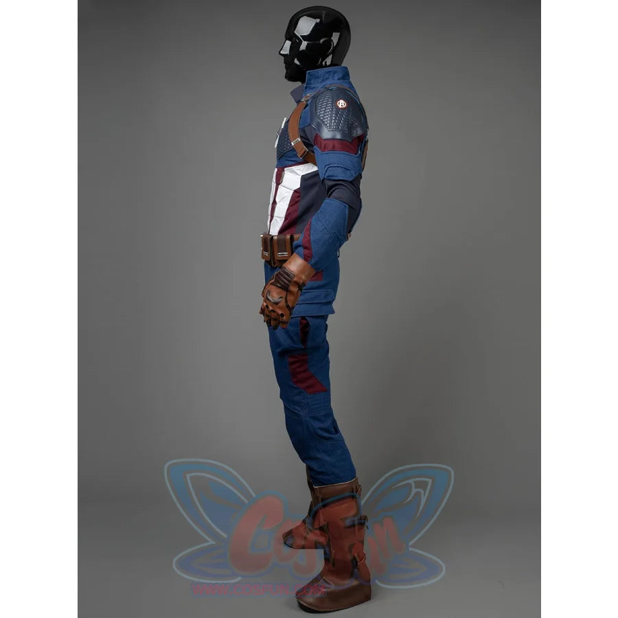 Sale Price ! Endgame Captain America Steve Rogers Cosplay Costume Mp005361 Costumes