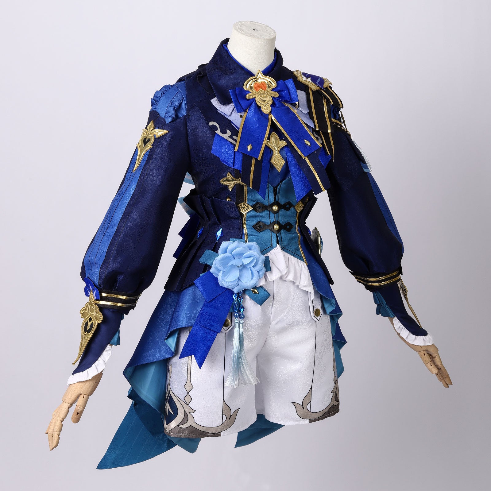 Genshin Impact Xingqiu Bamboo Rain Outfit Cosplay Costume C09028E