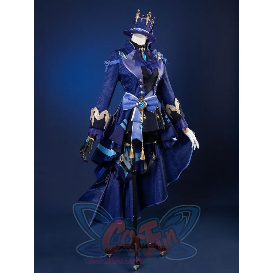 【Ready To Ship】Genshin Impact Black/White Furina Hydro Archon Cosplay Costume C08735 Aaa Costumes