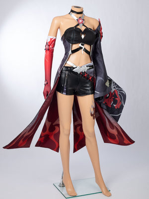 Honkai: Star Rail Red Acheron Cosplay Costume C09025E  B