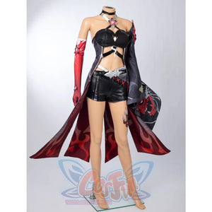 Honkai: Star Rail Red Acheron Cosplay Costume C09025E B Costumes