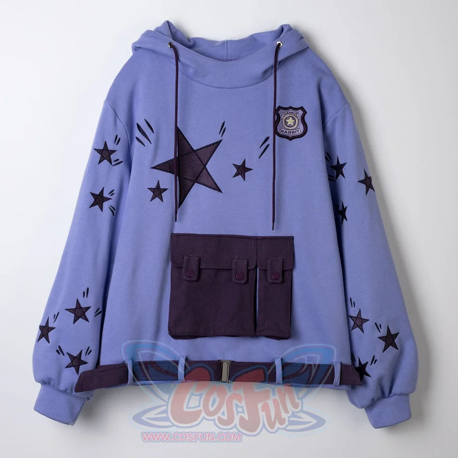 【Ready To Ship + Free Shipping】Cosfun Original Purple Bunny Zootopia Judy Derivative Hoodie